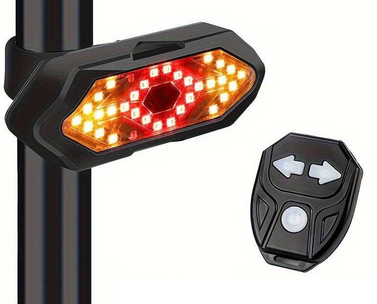 Jedinečné bezdrôtové LED smerovky na bicykel